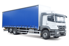 Car Hire North Shields - 26 Tonne Curtain Side Truck - Truck hire North shields