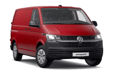 Car Hire North Shields - Red VW Transporter Automatic - Van hire North shields