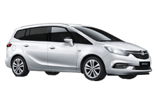 Car Hire North Shields - Vauxhall Zafira 7-Seater - Minibus hire North shields